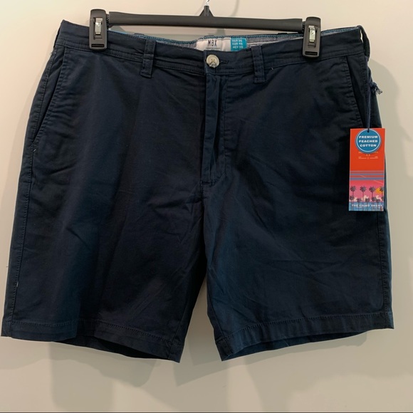 NWT Mens MBX Navy Shorts W: 32,34,36 - Picture 1 of 11